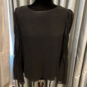 Club Monaco Lace Bell Sleeve Top - M